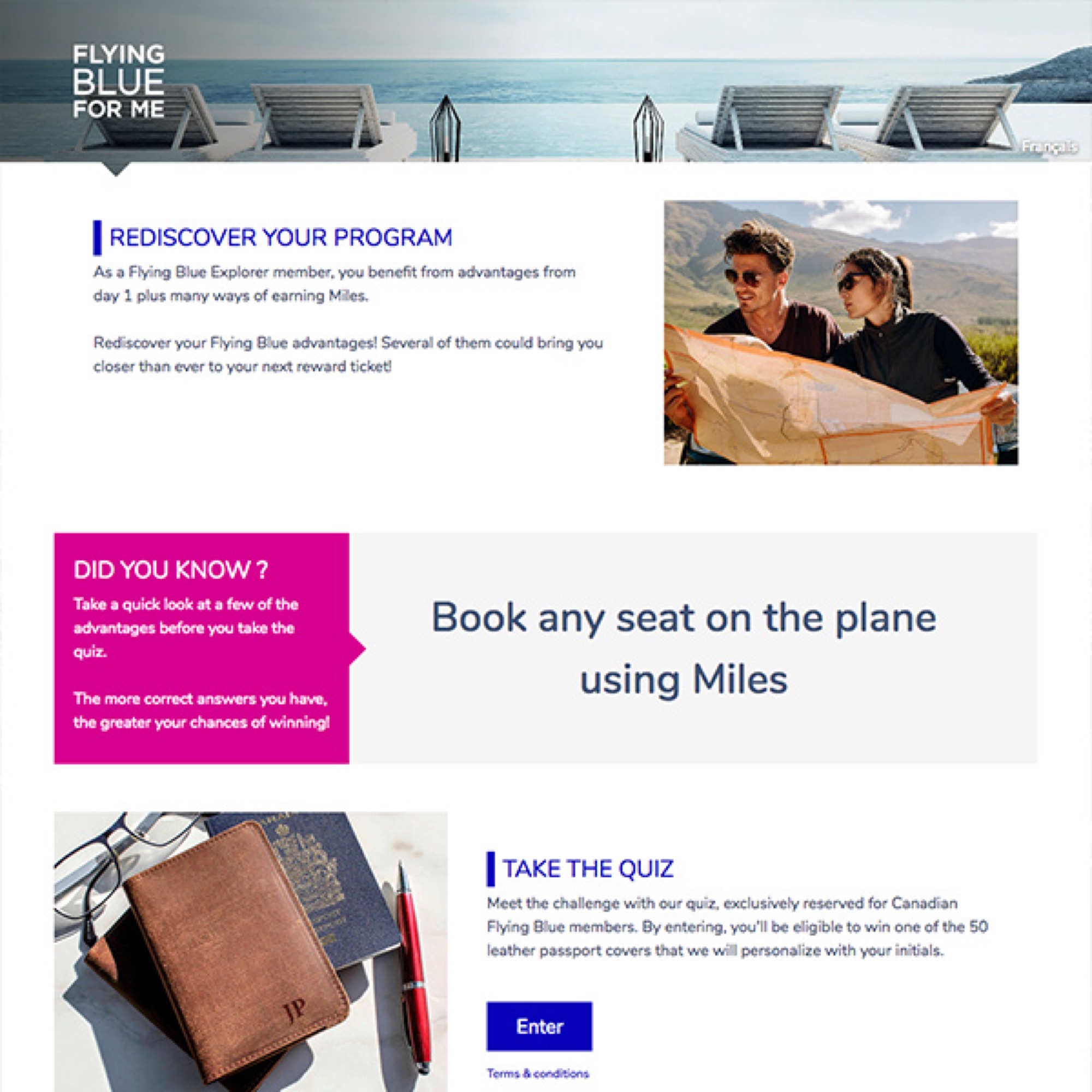 Flying Blue, Airports in Canada